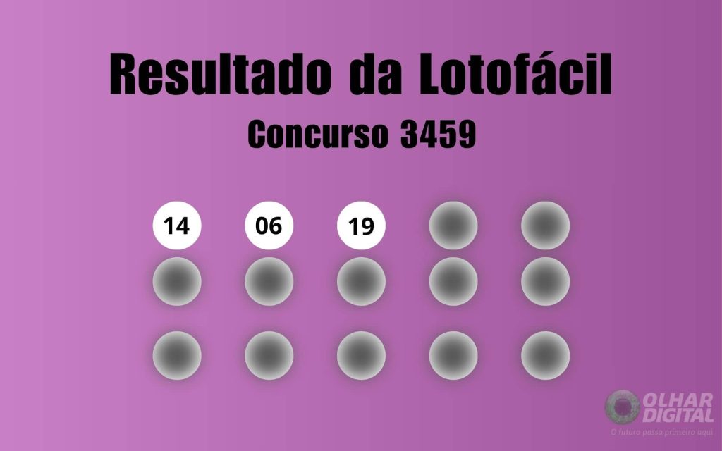 Lotofácil 3459: veja resultado de hoje, sábado (02)