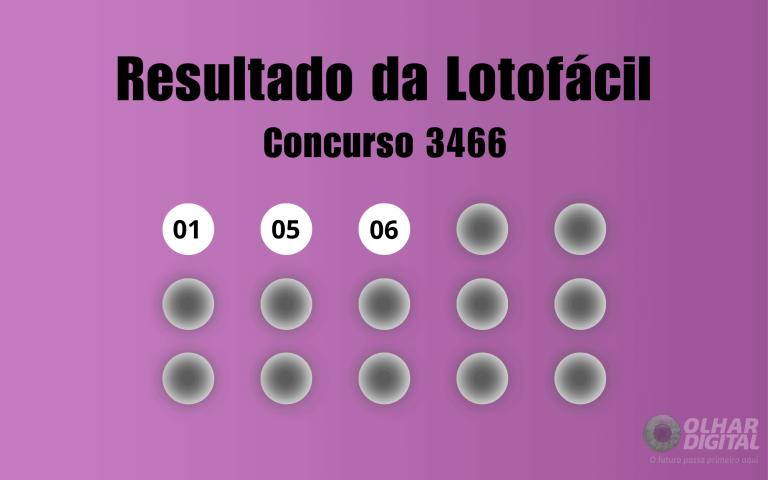 Lotofácil 3466: veja resultado de hoje, segunda-feira (11)