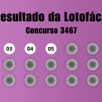 Lotofácil 3467: veja resultado de hoje, terça-feira (11)