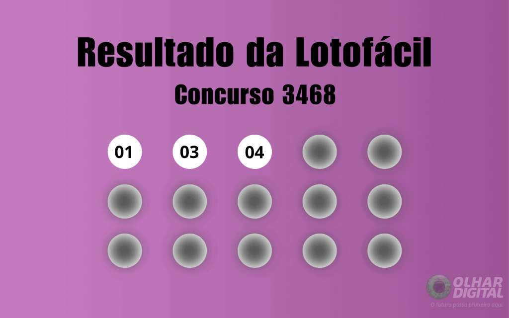 Lotofácil 3468: veja resultado de hoje, quarta-feira (13)