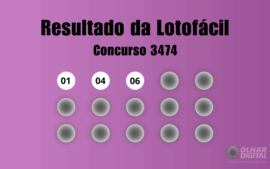 Lotofácil 3474: veja resultado de hoje, quarta-feira (20)