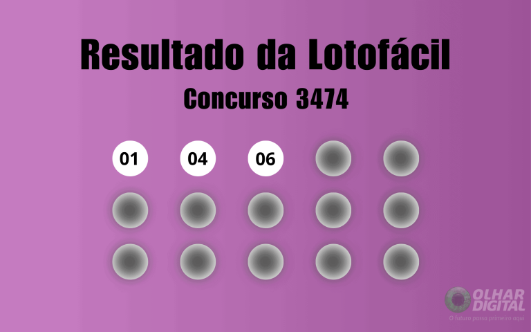 Lotofácil 3474: veja resultado de hoje, quarta-feira (20)