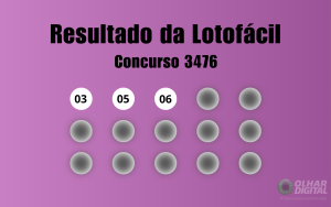 Lotofácil 3476: veja resultado de hoje, sexta-feira (22)