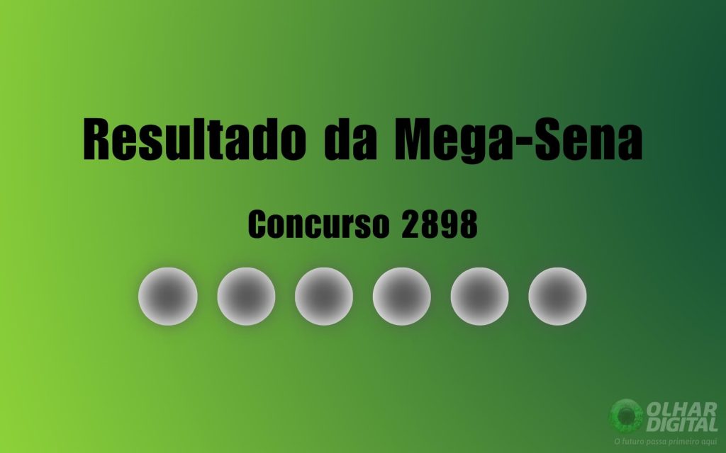 Mega-Sena 2898: veja resultado de hoje, quinta-feira (7)