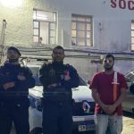 Motociclista fica ferido por linha chilena na Avenida dos Africanos