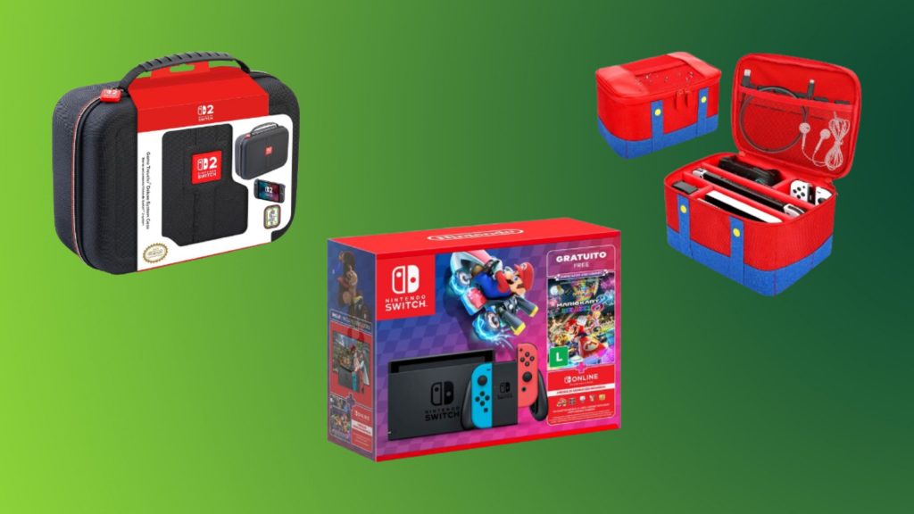 Nintendo Switch e Switch 2: consoles, combos e acessórios para