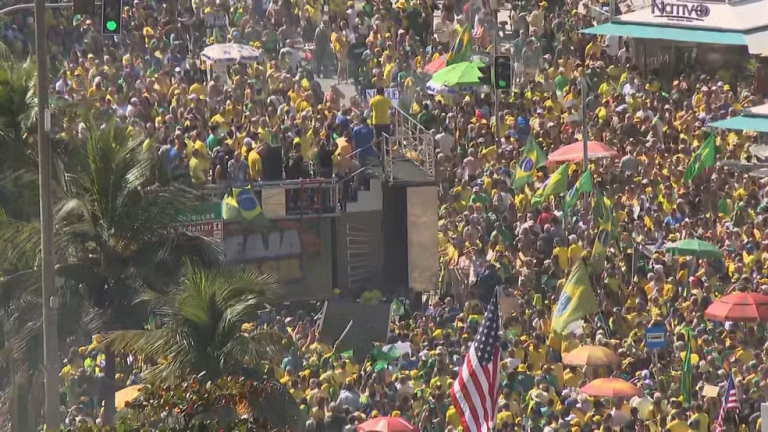 Parlamentares do PL reforçam ato em Copacabana em apoio a