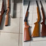 Polícia Militar apreende arsenal dentro de residência