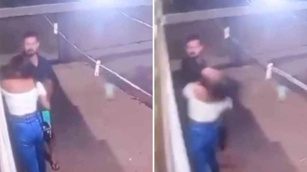 Polícia procura homem que agrediu mulher com socos