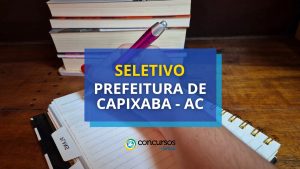 Prefeitura de Capixaba - AC abre vagas para Agente de