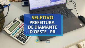 Prefeitura de Diamante d'Oeste - PR abre processo seletivo