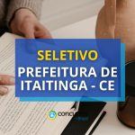 Prefeitura de Itaitinga - CE abre vagas na Gestão Escolar