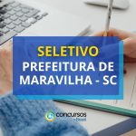 Prefeitura de Maravilha - SC publica edital de processo seletivo