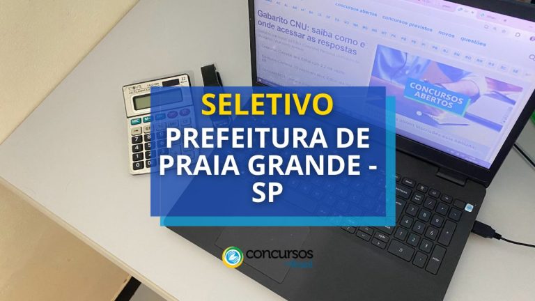 Prefeitura de Praia Grande - SP: seletivo oferece até R$