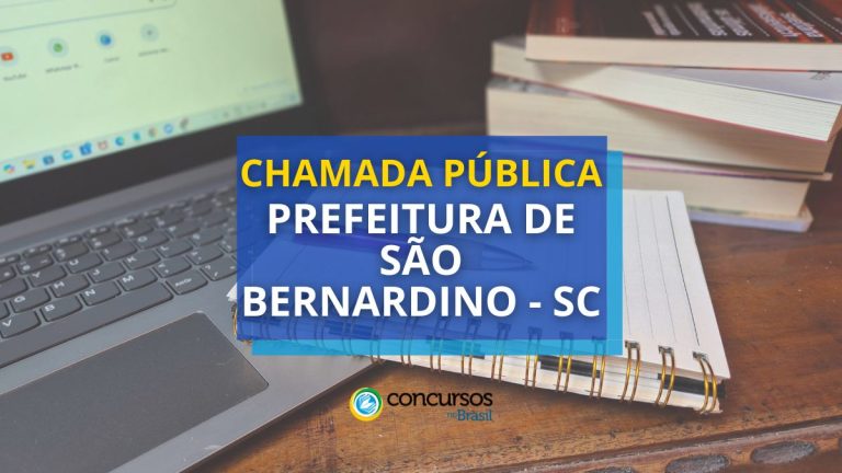 Prefeitura de São Bernardino - SC: novo cargo para fundamental
