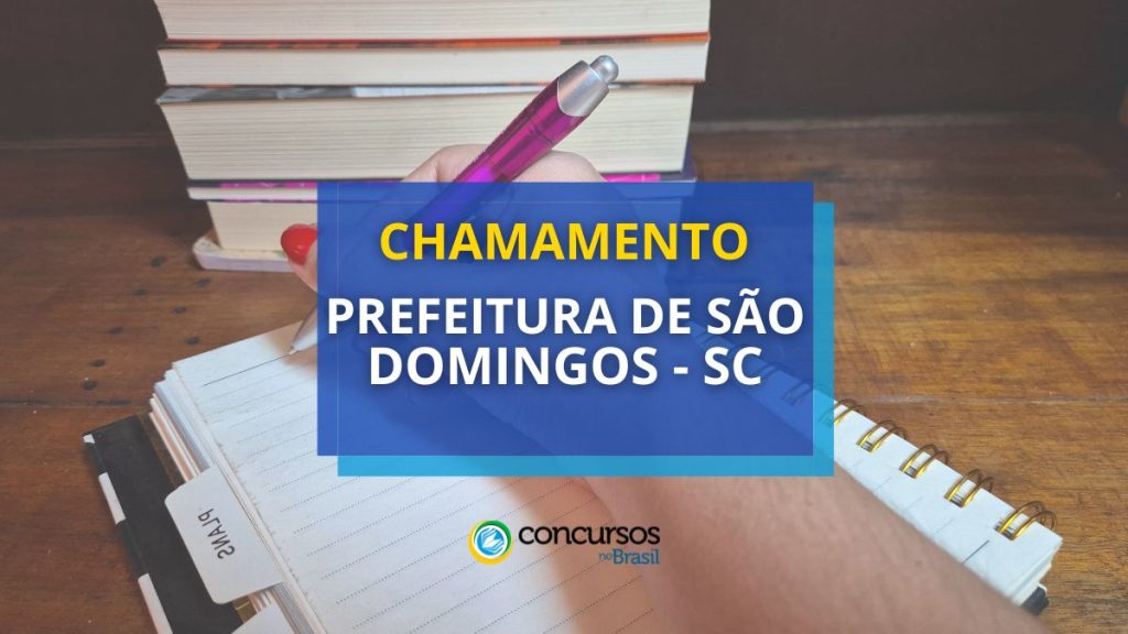 Prefeitura de São Domingos - SC divulga 5 vagas para