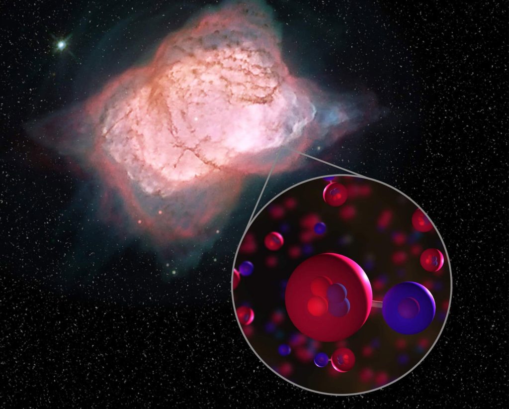 Primeira molécula do Universo é recriada e surpreende cientistas