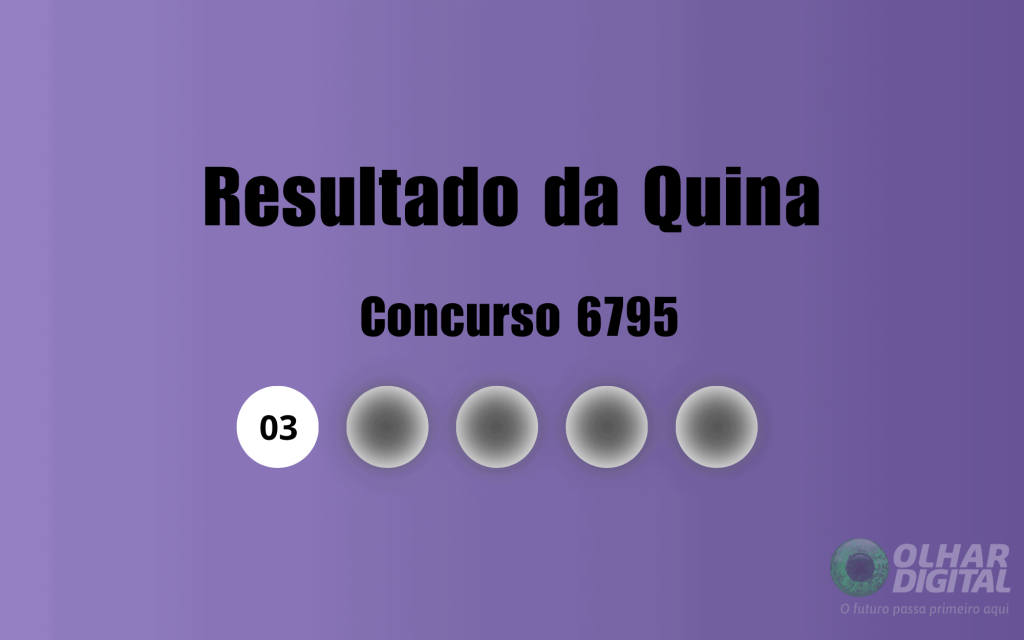 Quina 6795: veja resultado de hoje, sexta-feira (8)