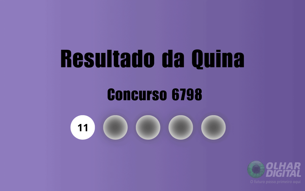 Quina 6798: veja resultado de hoje, terça-feira (12)