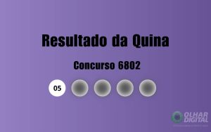 Quina 6802: veja resultado de hoje, sábado (16)