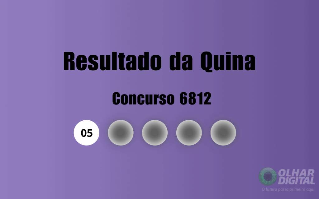 Quina 6812: veja resultado de hoje, quinta-feira (28)