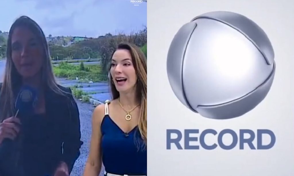 Repórter da Record entra em trabalho de parto ao vivo