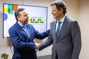 Rodrigo Neves e Fernando Haddad anunciam financiamento para o primeiro