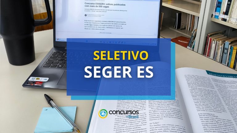 SEGER ES abre novas oportunidades em processo seletivo