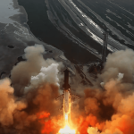 Starship: SpaceX faz 10º lançamento do foguete mais poderoso do