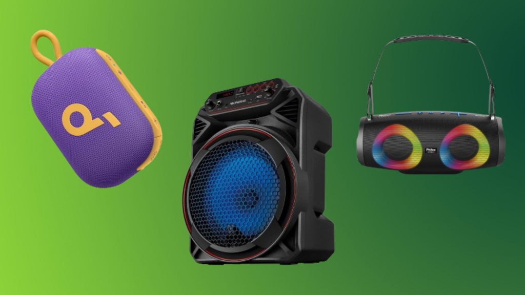 Top caixas de som Bluetooth potentes até R$300