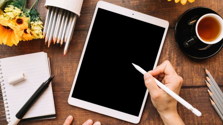 5 tablets com caneta para dar um gás no trabalho