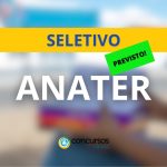 ANATER contrata banca organizadora para novo edital com 50 vagas