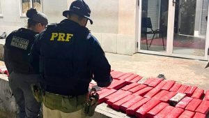 BR-316: quase 100kg de maconha prensada são apreendidos em Bacabal
