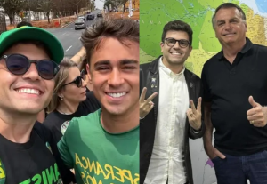 Bolsonaro e Nikolas Ferreira apoiaram candidatura de investigado por fraude
