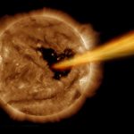 “Borboleta gigante” do Sol ainda sopra forte em direção à