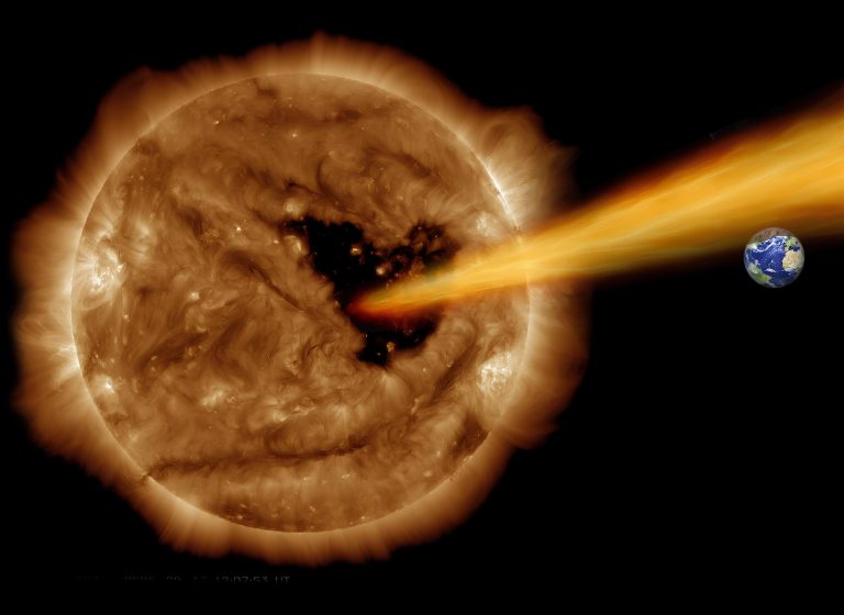 “Borboleta gigante” do Sol ainda sopra forte em direção à