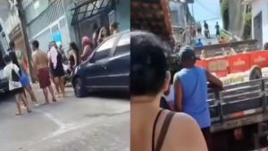 Caminhão desgovernado mata criança e deixa outra ferida