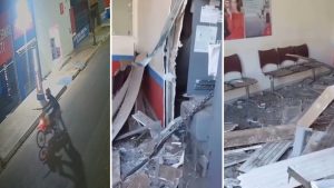 Dupla explode agência bancária no interior do MA