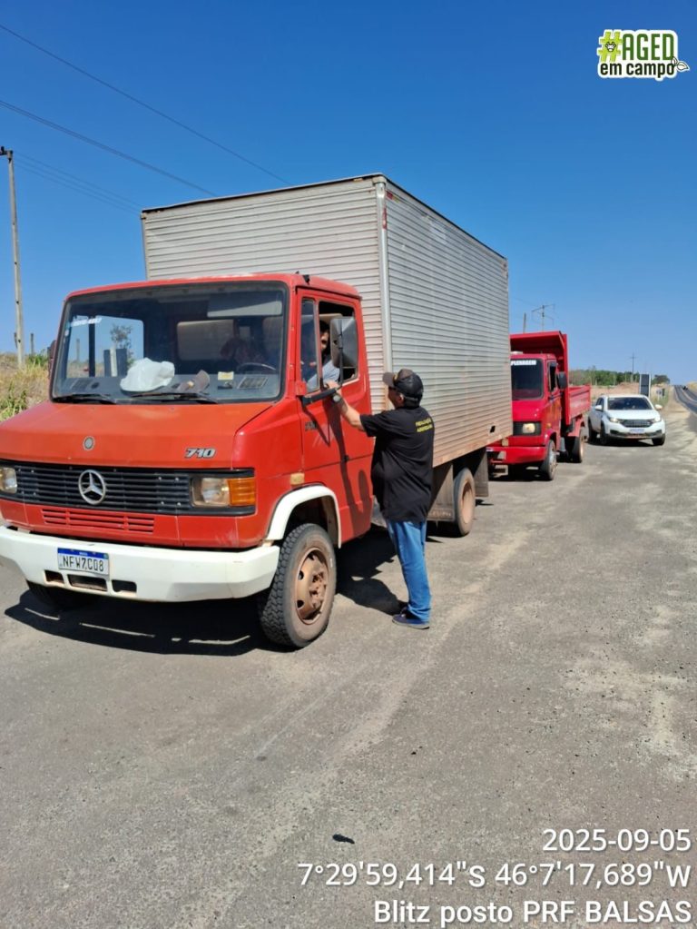 Fiscalização da AGED reforça segurança alimentar na região Sul do