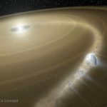 Flagra do Hubble: estrela se alimenta de objeto semelhante a