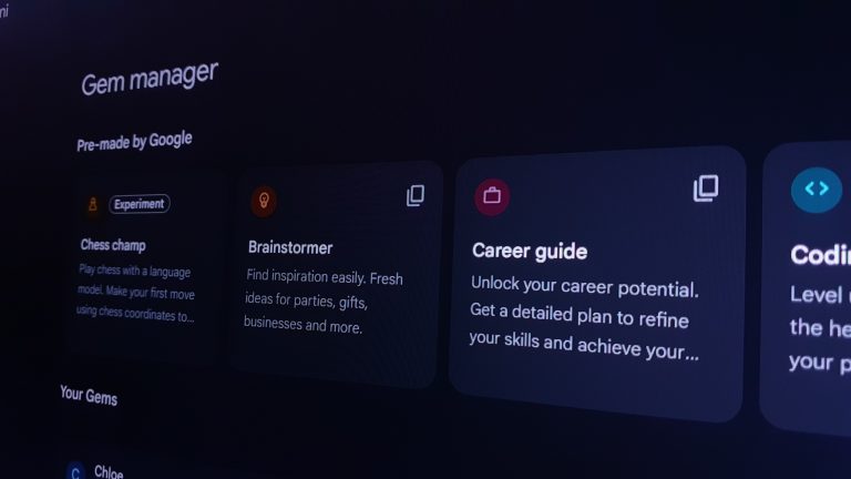 Gemini: agora dá para compartilhar Gems com amigos e colegas