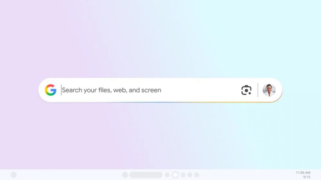 Google testa barra de pesquisa no Windows que lembra o