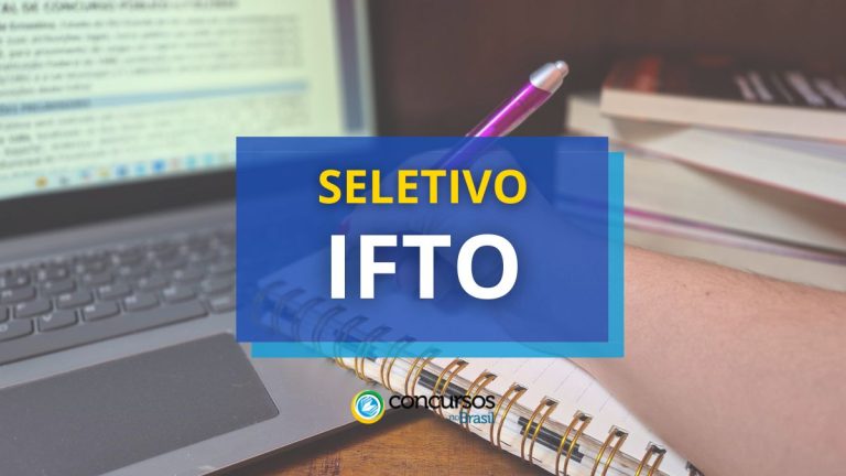 IFTO divulga mais um edital com vagas de até R$