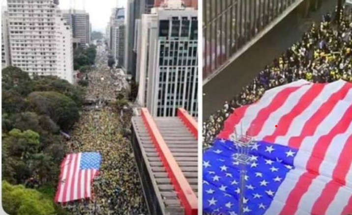 Malafaia critica bandeira dos EUA em ato na Paulista, mas