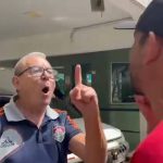 Manifestante e bolsonarista brigam em frente à casa do ex-presidente;