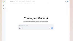 Modo IA começa a aparecer na Busca do Google no