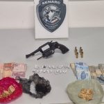 Mulher é presa em flagrante vendendo drogas pela janela