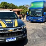 PRF apreende mais de 10 kg de maconha em ônibus