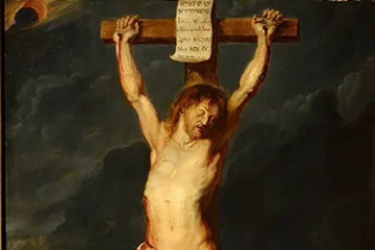 Pintura de Jesus Cristo crucificado perdida há séculos é encontrada