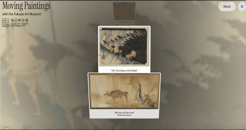 Pinturas de museu no Japão “se mexem” com IA do